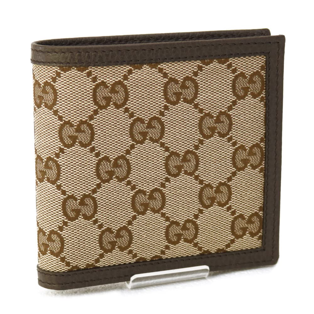 GUCCI 二つ折り財布 ベージュ GGキャンバス Amazon.co.jp: [グッチ] 財布 二つ折り メンズ ベージュ ダーク
